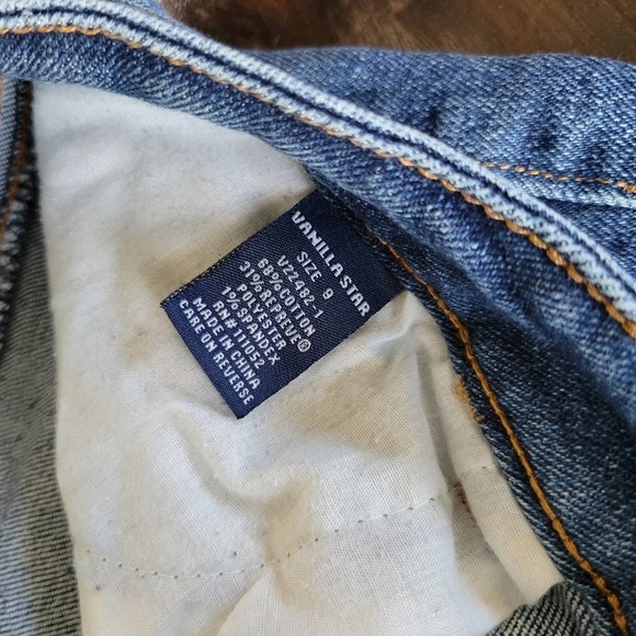 Vanilla Star Dark Wash High Rise Skinny Ankle Jeans - Picture 4 of 7